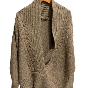 Apt. 9 Women's Taupe Cable Knit Cardigan
